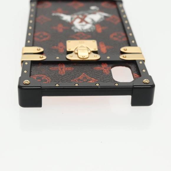 LOUIS VUITTON Transformed Monogram Cat iphone X Eye Trunk M63891 LV Auth 87378 - Picture 5 of 16